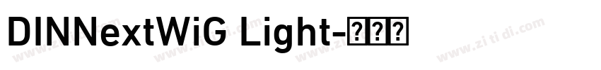 DINNextWiG Light字体转换